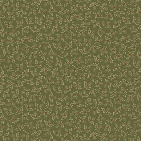 Marcus Fabrics Songbirds R190954 D green
