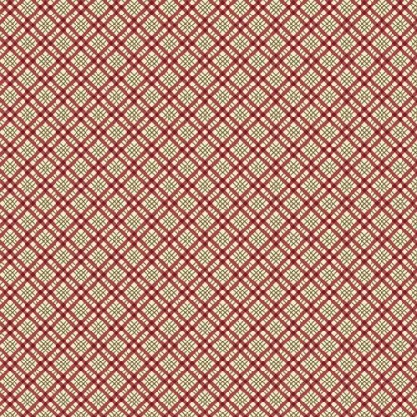Marcus fabrics  Songbirds R190960 D red