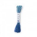 Sashiko garen gemeleerd turkoois 72 20 meter