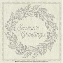 sashiko Christmas wreath KF 2021-28