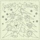Sashiko Season's Greetings mini Greige KF 2020-16