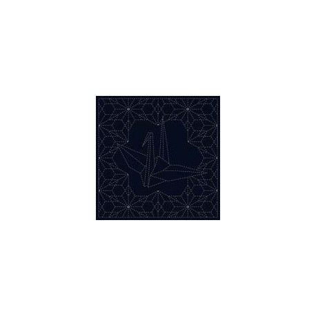 Sashiko Cloth Ori Zuru SC0018-13NV