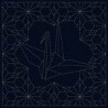 Sashiko Cloth Ori Zuru SC0018-13NV