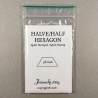 halve hexagon 5/8 inch