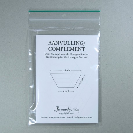halve hexagon 1 inch