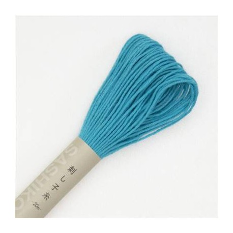 Sashiko garen  turquoise 17 20 meter