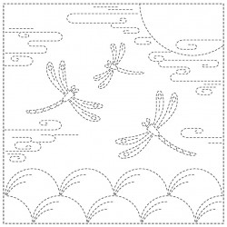 Sashiko Cloth Autumn  2021-11 W