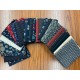Sevenberry indigo fat quarter pakket