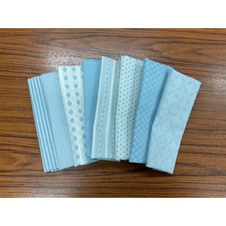 Jacquard 140 breed licht blauw pakket