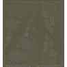 Wagara Sashiko panel Flow (ronde vorm)