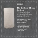 the Quilters Choice eco blend99W060