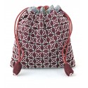 Sashiko Weaving Drawstring Bag HK04 (half-kit)