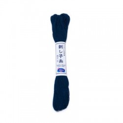 Sashiko garen d. blauw kleur 11 20 meter