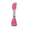 Sashiko garen gemeleerd rood/rose 53  20 meter