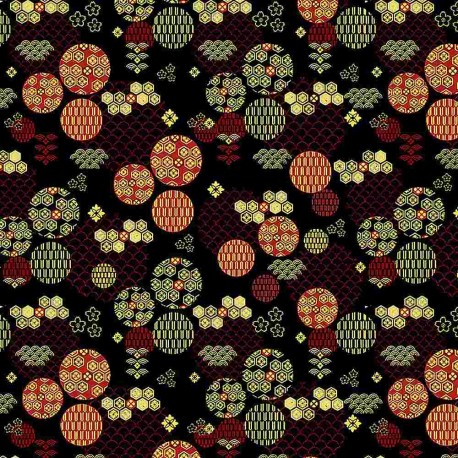 Timeless Treasures Kyoto CM 1675 black
