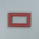 rechthoek lange zijde 1 inch, korte zijde 0.5 inch